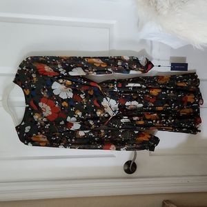 Tommy Hilfiger Olive Green Floral Dress